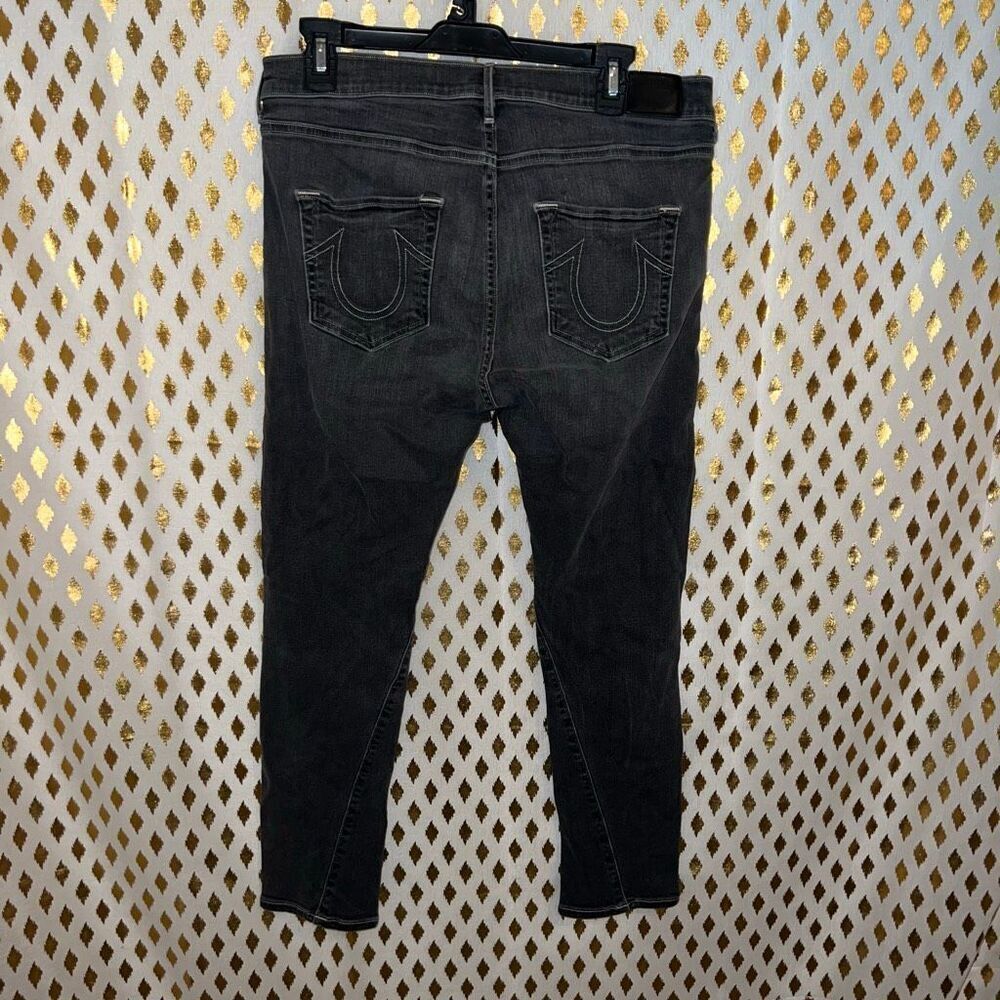 True religion jeans nu boy slim fit black pants size 27